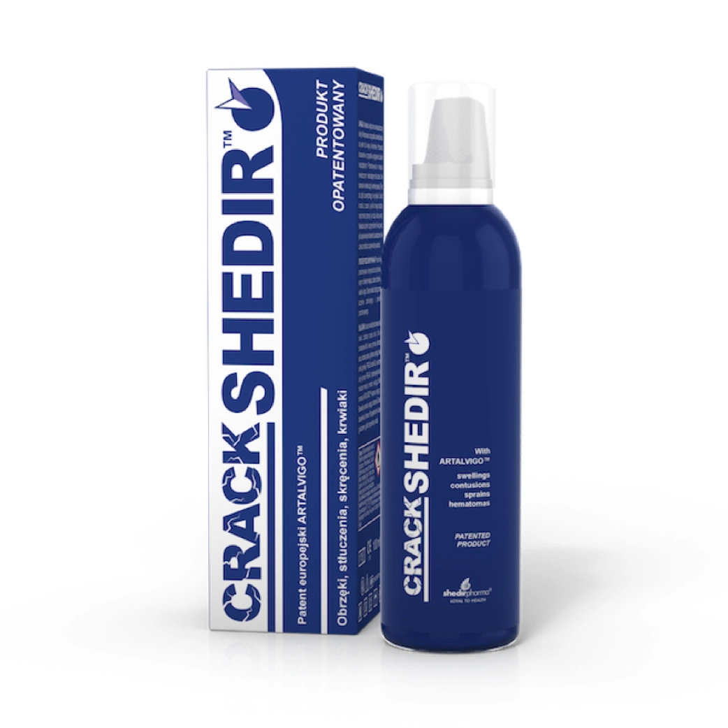 CRACKSHEDIR™ – pianka krioterapeutyczna